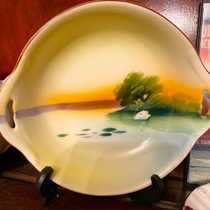 Antique Noritake hand painted Candy Dish